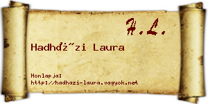 Hadházi Laura névjegykártya